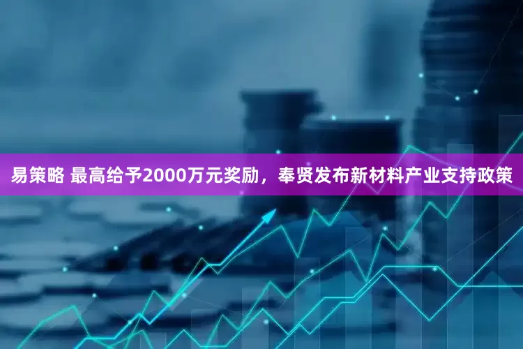易策略 最高给予2000万元奖励，奉贤发布新材料产业支持政策